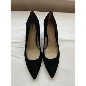 Ann Taylor Black Suede Shoes Size 8.5